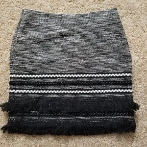 Black/Grey/White skirt